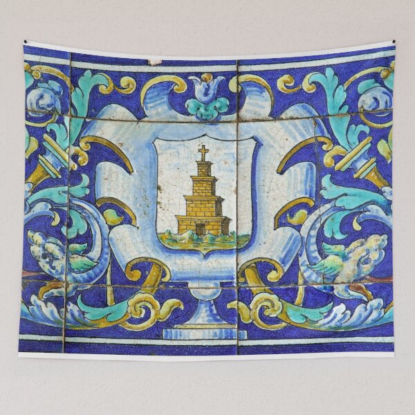 Item preview, VALLADOLID - TILED - TOWER - DECORATION - POSTER - TRADITIONAL - ART  designed and sold by Tropical Blood.