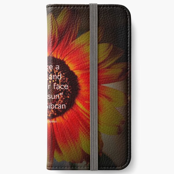 Be a sunflower By Yannis Lobaina iPhone Wallet