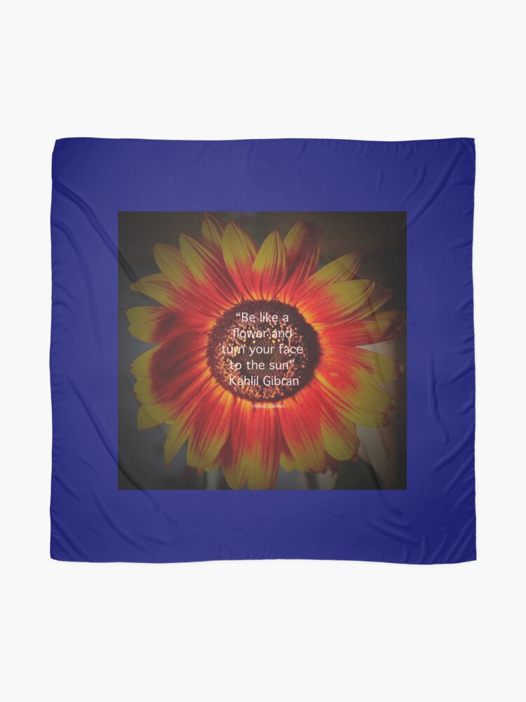 Alternate view of Be a sunflower By Yannis Lobaina Scarf