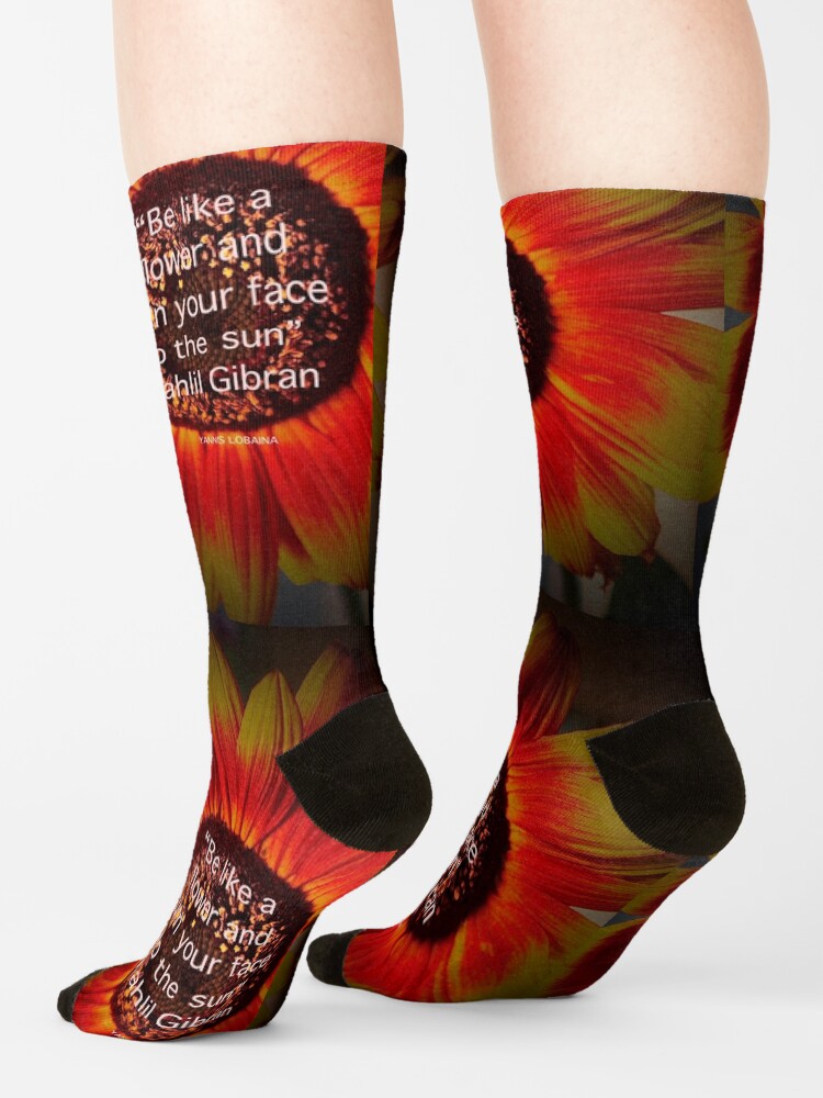 Alternate view of Be a sunflower By Yannis Lobaina Socks