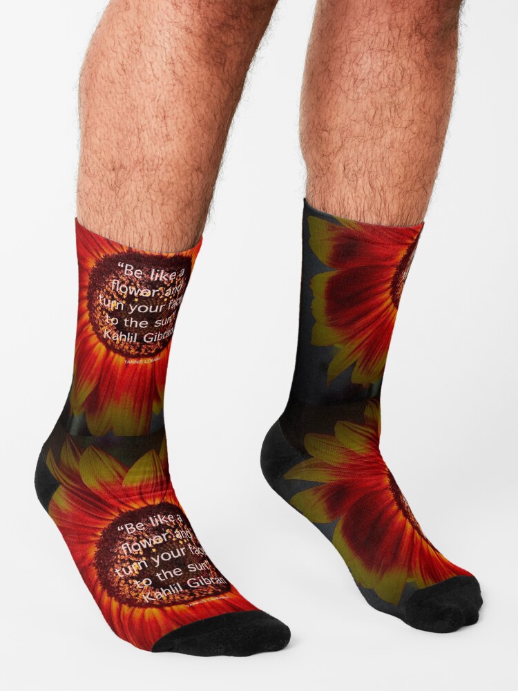 Alternate view of Be a sunflower By Yannis Lobaina Socks