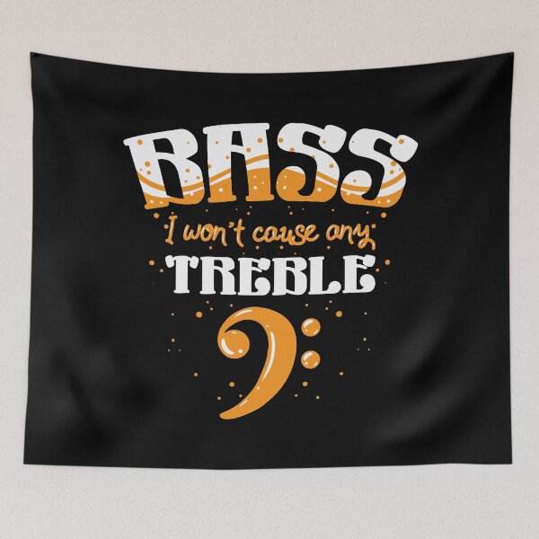 Item preview, Bass Player Gift - I Won't Cause Any Trouble designed and sold by Sandra78.