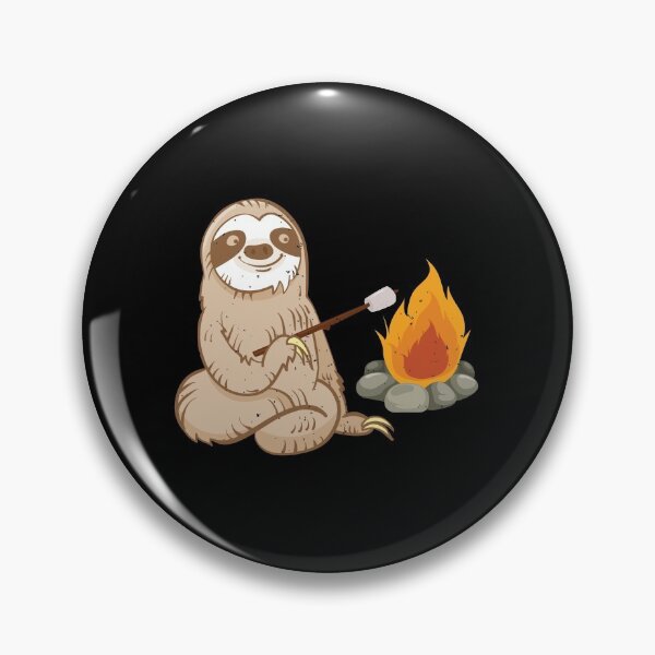 Item preview, Sloth, Campfire, Marshmallow designed and sold by EstelleStar.