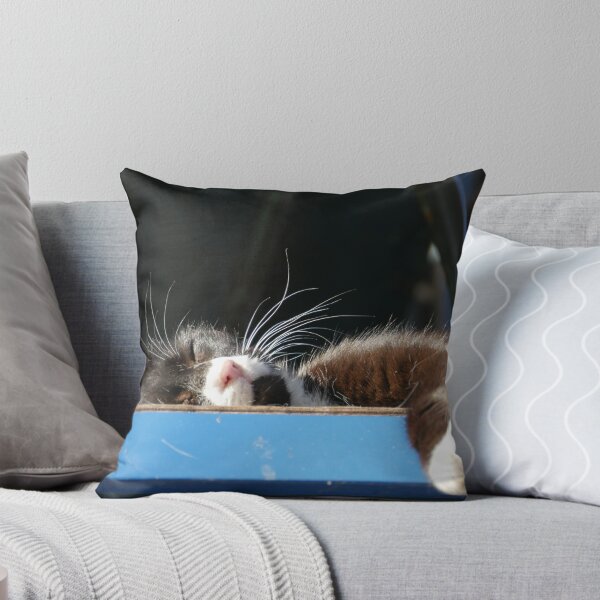 Item preview, black tuxedo cat sleeping designed and sold by mrivserg.