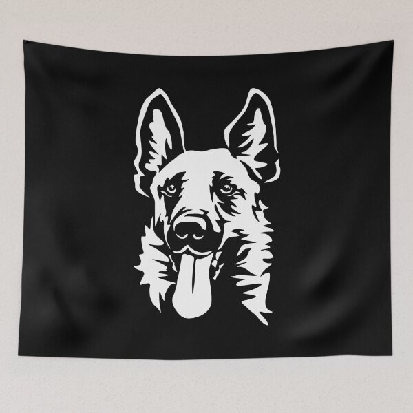Item preview, Belgian Malinois Silhouette designed and sold by FarmedOut.