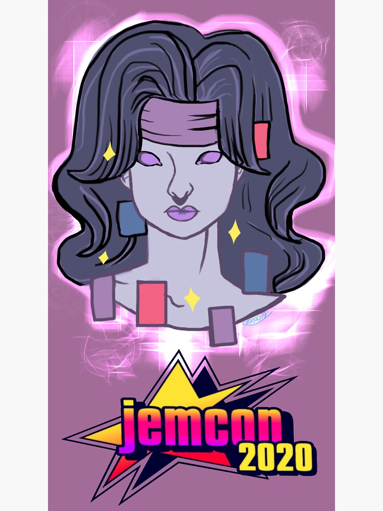 Thumbnail 3 of 3, Sticker, Digi Synergy For JemCon 2020 Souvenir Art designed and sold by JemCon.
