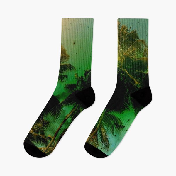 Item preview, Galactic Tropical Space Palms - Green designed and sold by electricdreamz.