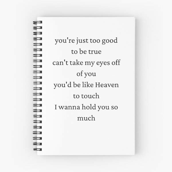 Item preview, Can't Take my Eyes Off You Happy 1950s Jazz Lyrics Love Song Frankie Valli designed and sold by HighSociety00.