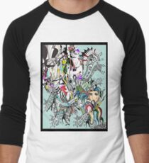 art of lust Men's Baseball ¾ T-Shirt