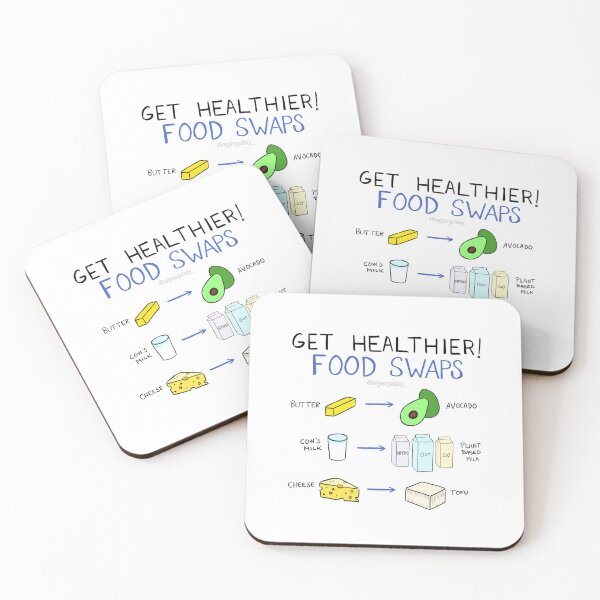 Item preview, Vegan Food Swaps designed and sold by vegansfacts.