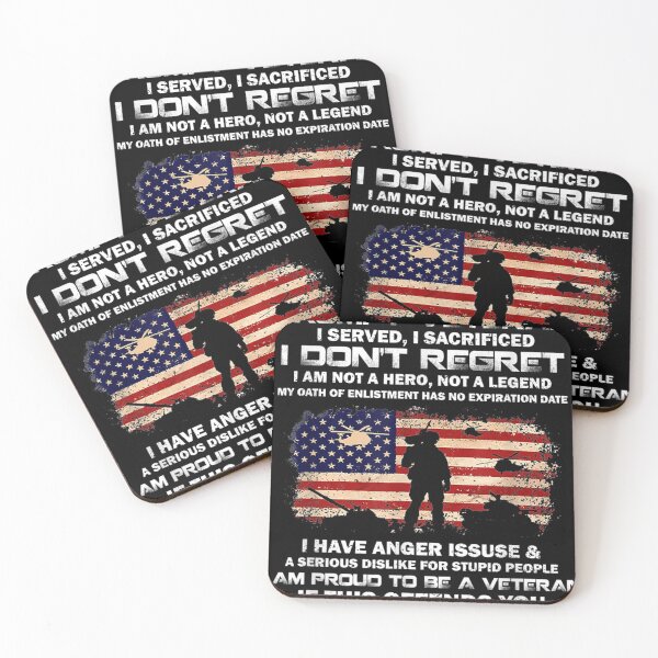 Item preview, I Am A Grumpy Veteran I Served I Sacrificed Don 39 T Regret designed and sold by ChatVu.