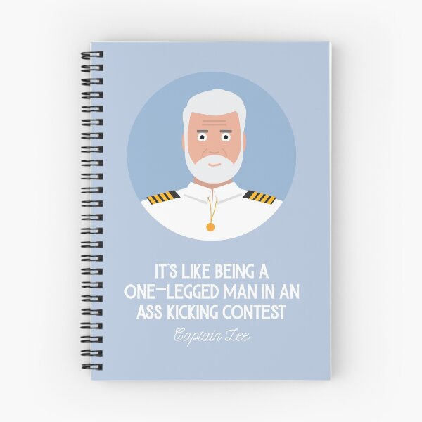 Item preview, Captain Lee Quotes - It's like being a one-legged man in an ass kicking contest designed and sold by OohYeahDesigns.