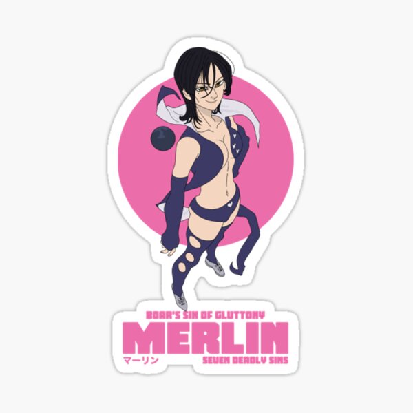 Pegatinas Merlin Nanatsu Sin Taizai Siete Pecados Capitales Anime Manga Japon Redbubble