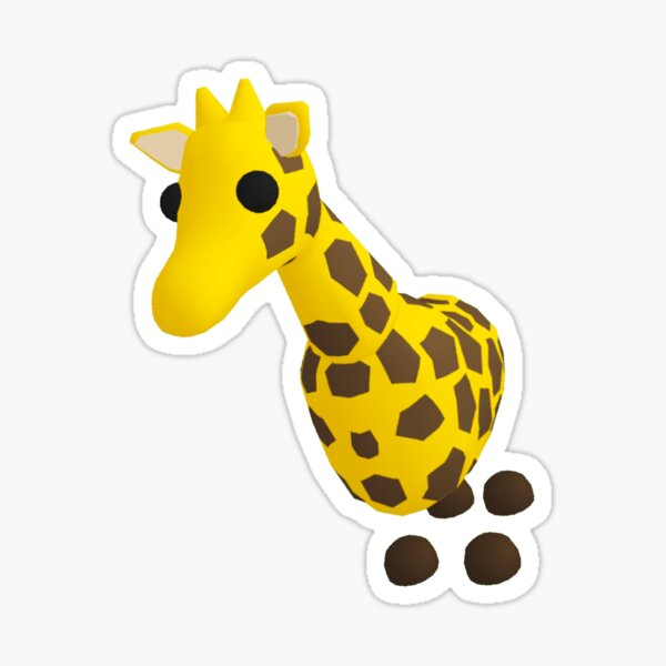 Adopt Me Giraffe Stickers Redbubble - roblox adopt me giraffe pictures