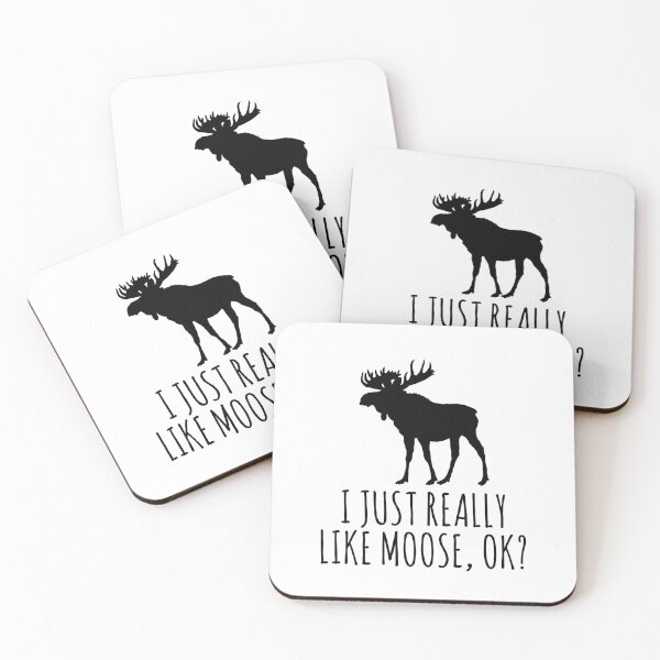Item preview, I Just Really Like Moose OK? Funny Moose Lover  designed and sold by Vanover Designs.