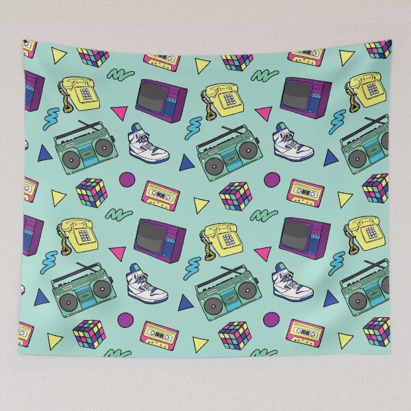 Item preview, 80s Retro Pattern designed and sold by MonkeyFlower.