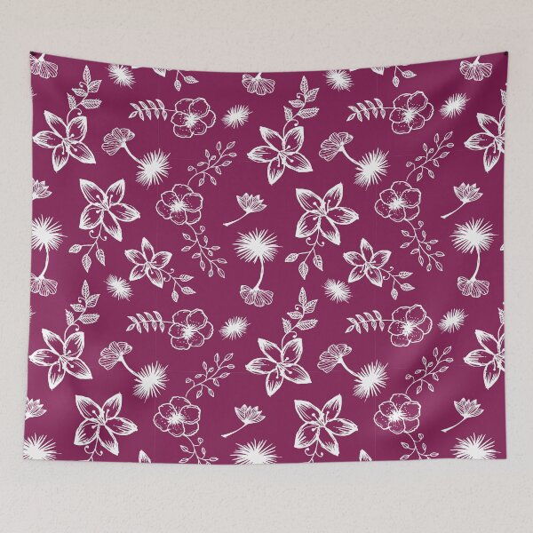 Item preview, floral sketches designed and sold by Roshah.