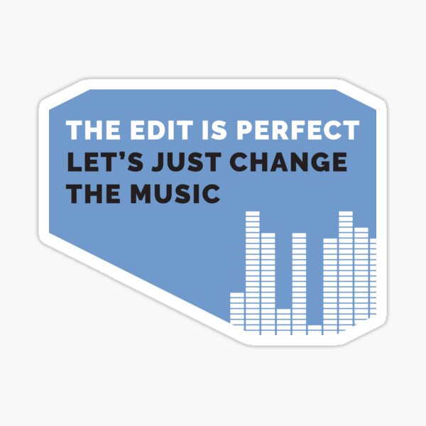 Sticker Videobearbeitung Redbubble