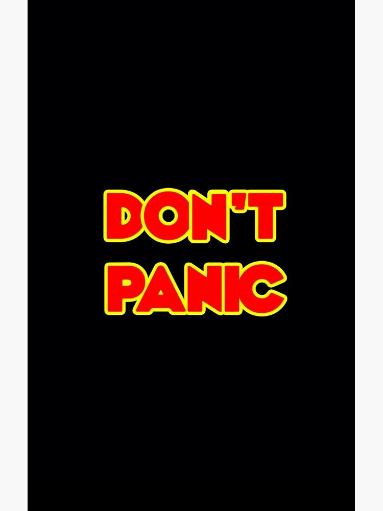 Don't Panic- HHGG Samsung Galaxy Phone Case for Sale by doomBotKV