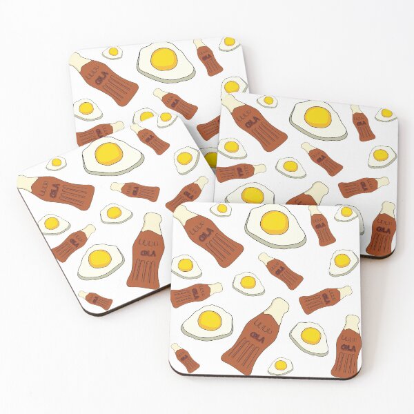 Item preview, Cola Bottle & Fried Egg Sweet Pick 'n' Mix Pattern designed and sold by yellowkats.