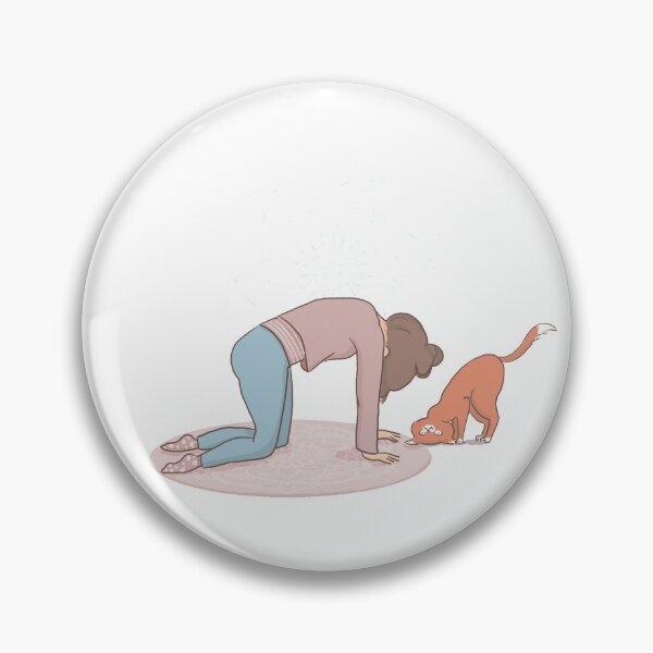 Item preview, Yoga Girl - Cat Pose designed and sold by Rita Cuppari.