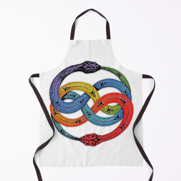 Item preview, Ouroboros with Chakras Colors designed and sold by MandalaSoul.