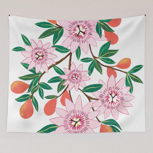 Item preview, Passion Flower Gouache Painting designed and sold by Kova  Rose.