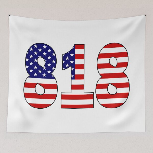 Item preview, 818 - Area code Hollywood (California) designed and sold by AllShirts21.