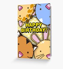 Fuzzballs Happy Birthday Greeting Card