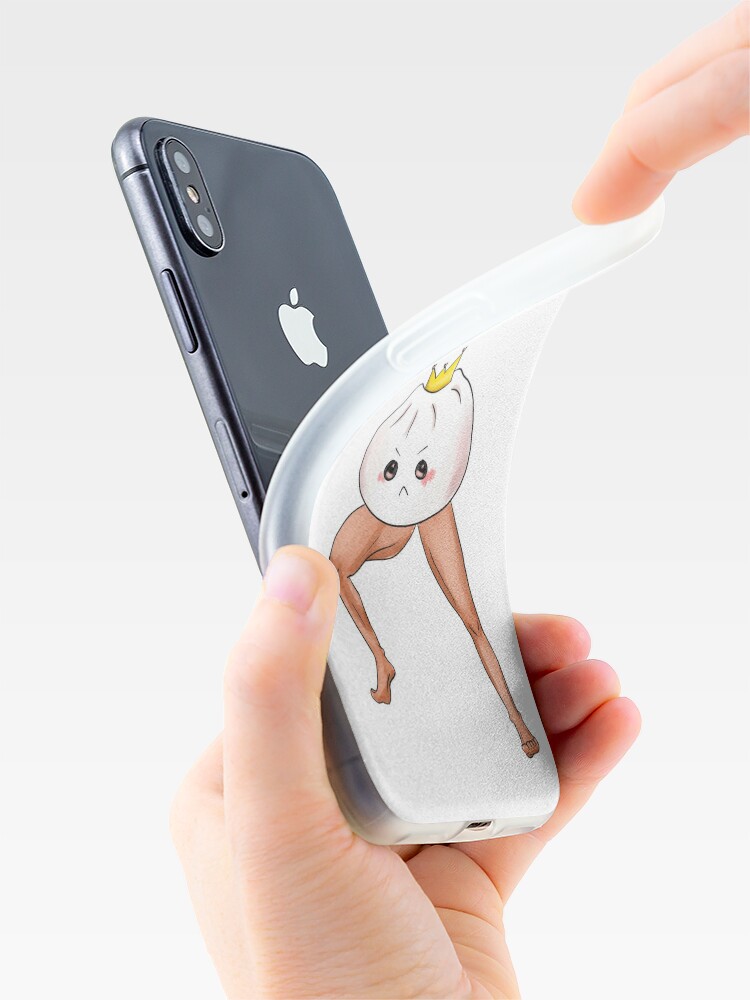 Discover Cute Baozi Steamed Bun with Legs iPhone Case