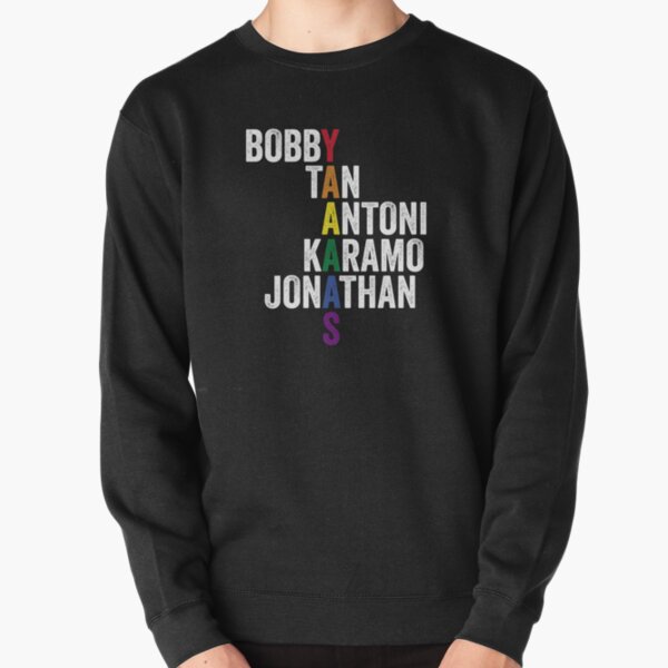 Queer Eye Yaaas Fab 5 Names Pullover Sweatshirt