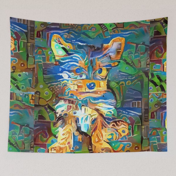 Item preview, Yorkshire terrier Quilt designed and sold by Designwebjae.
