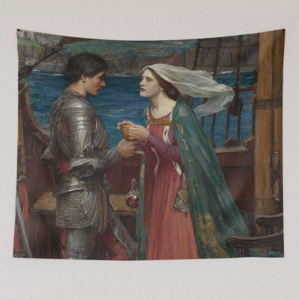 Item preview, Tristram and Isolde - John William Waterhouse - 1916 designed and sold by CJET.