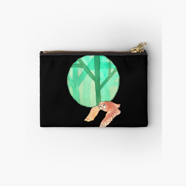 Item preview, Barn owl with mystical forest, black designed and sold by Sonderblume.
