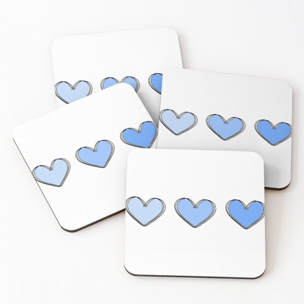 Item preview, Blue Hearts Pack designed and sold by sjstickerss.