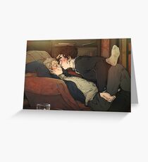 BBC Sherlock: I don't mind Greeting Card
