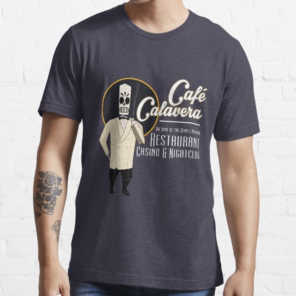 Cafe Calavera Camiseta esencial