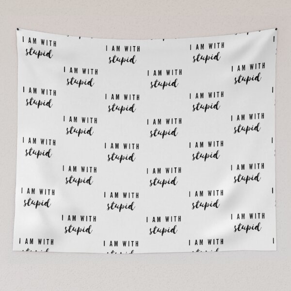 Item preview, Cute and Funny I'm With Stupid/Cupid Designs designed and sold by SAVWIS.
