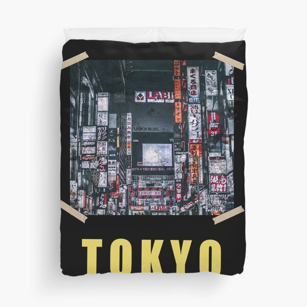 Tokyo City Street Style Duvet Cover