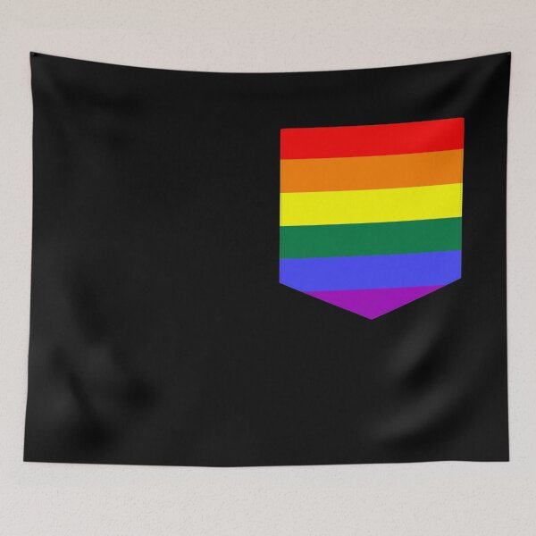 Item preview, Bolsillo de imitación arcoíris designed and sold by SimplyPride.