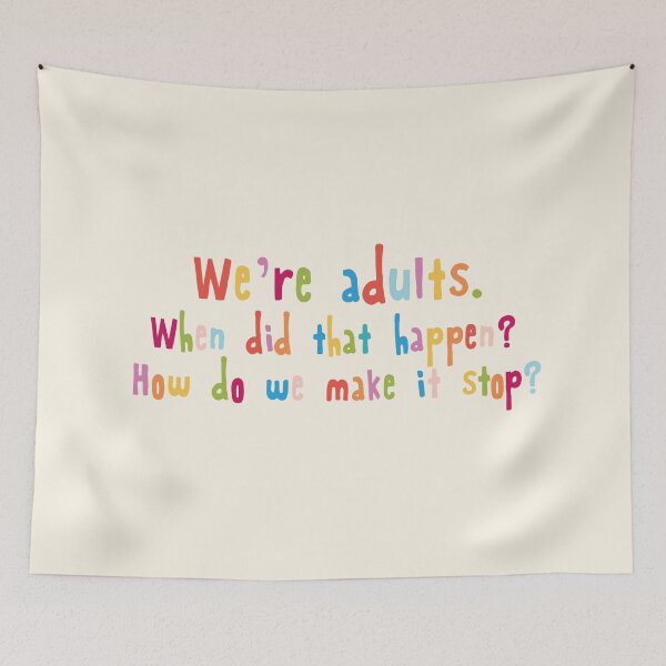 Item preview, We're adults designed and sold by holbytv.