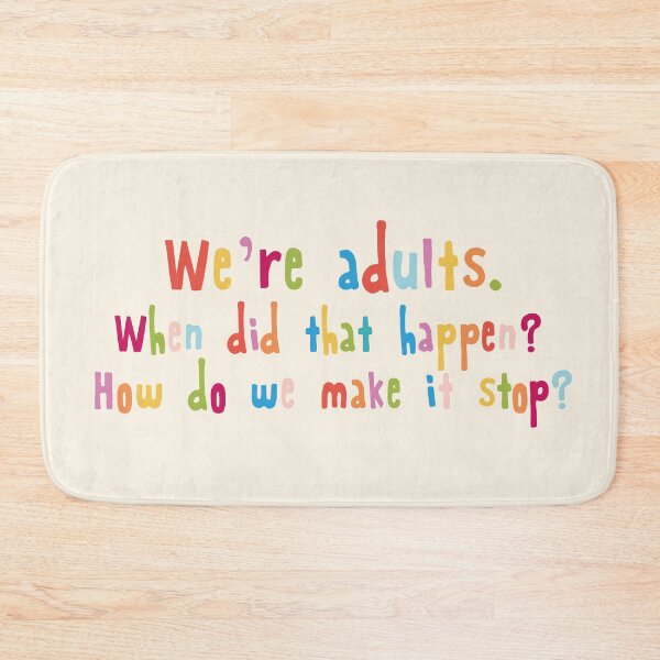 Item preview, We're adults designed and sold by holbytv.