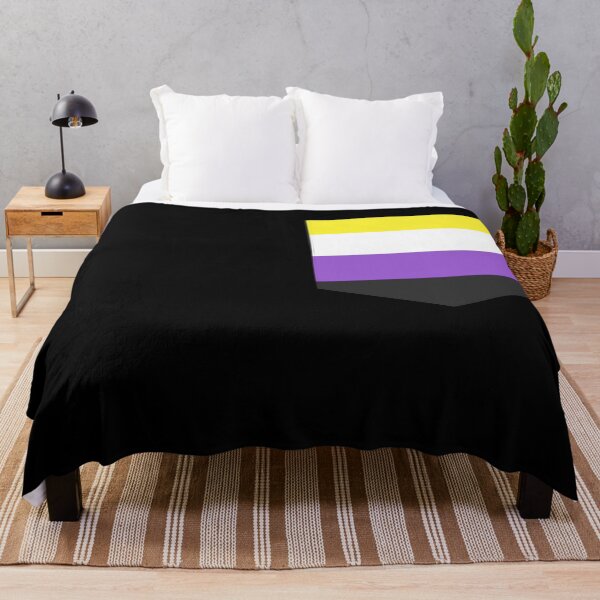 Item preview, Non-binary Pride Faux Pocket designed and sold by SimplyPride.