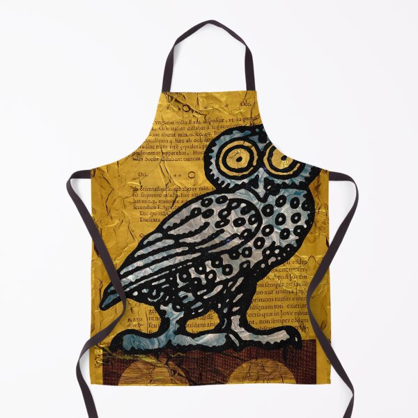 Item preview, Golden Medieval Jupiter Owl designed and sold by katemargoli.