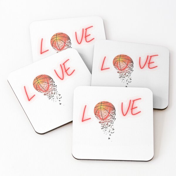 Item preview, Faded Basketball Love (Red) designed and sold by 2HShop.