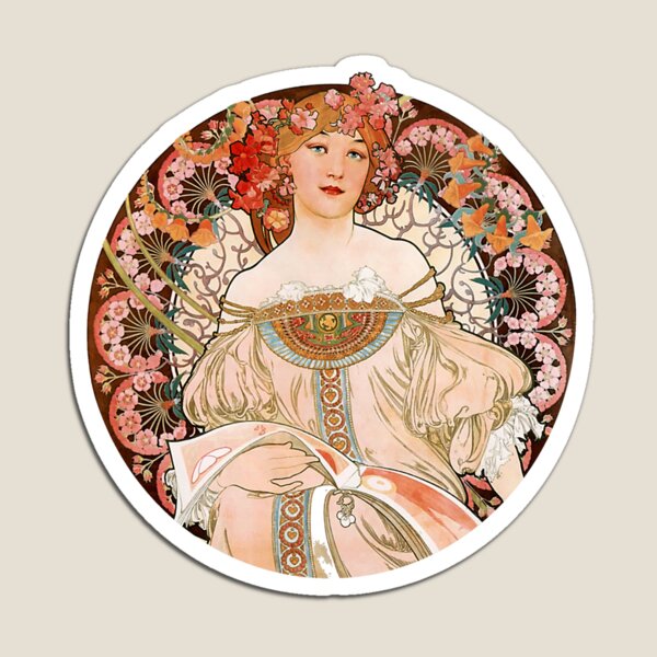 Aperçu de l'œuvre Alphonse Mucha: Art Nouveau Beauté créée et vendue par Chunga.