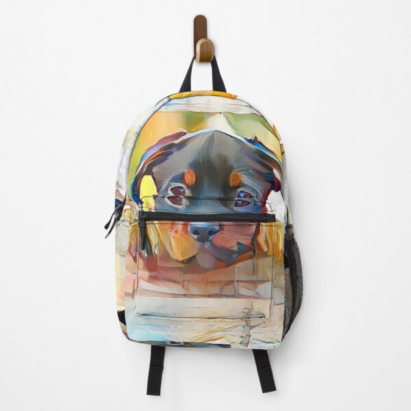 Item preview, Impressionist painted rottweiler puppy designed and sold by Designwebjae.