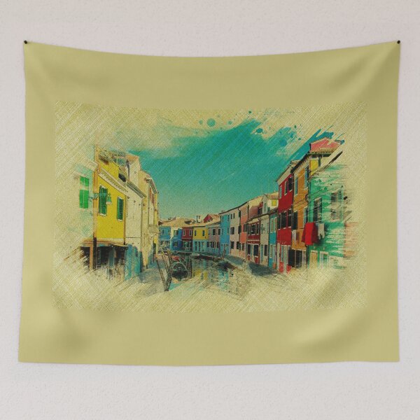 Item preview, Scene from Venice designed and sold by gooddesignart.