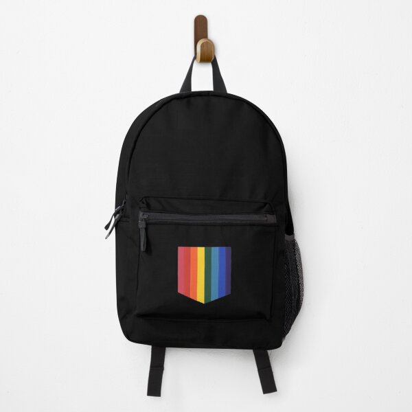 Item preview, The Original (vertical) Rainbow Faux Pocket designed and sold by SimplyPride.
