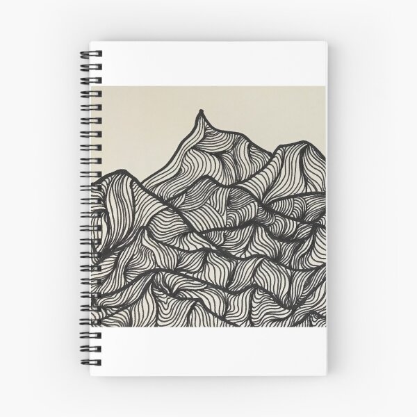 Item preview, Mountains, waves lineart designed and sold by Laaara1909.